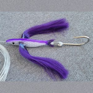 3" Flying fish rigged Purple