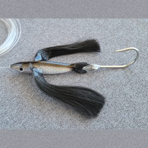 3" flying fish Rigged Black